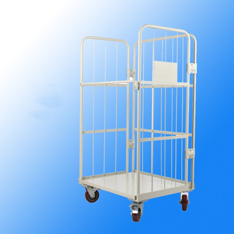 3 Sided Heavy Duty Roll Cage Trolley