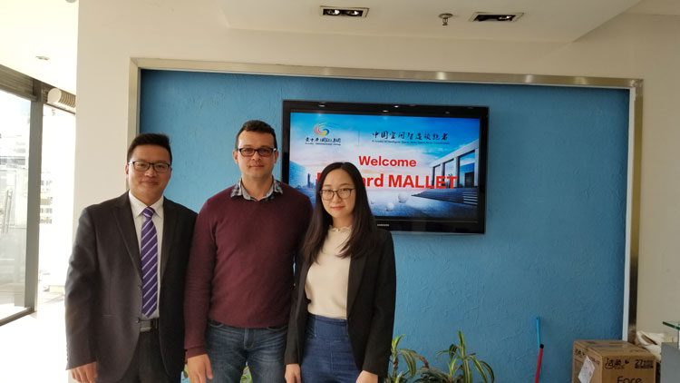 The Customer from Madagascar visit Aceally Xiamen office