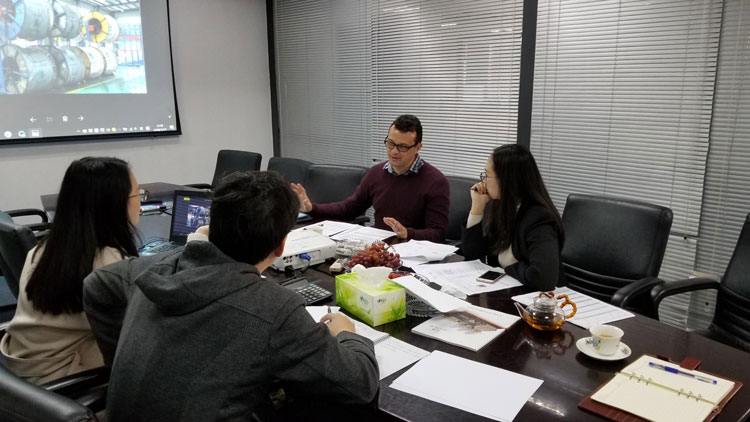 The Customer from Madagascar visit Aceally Xiamen office