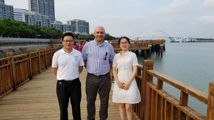 UK Client Paid A Visit to Aceally Office in Xiamen