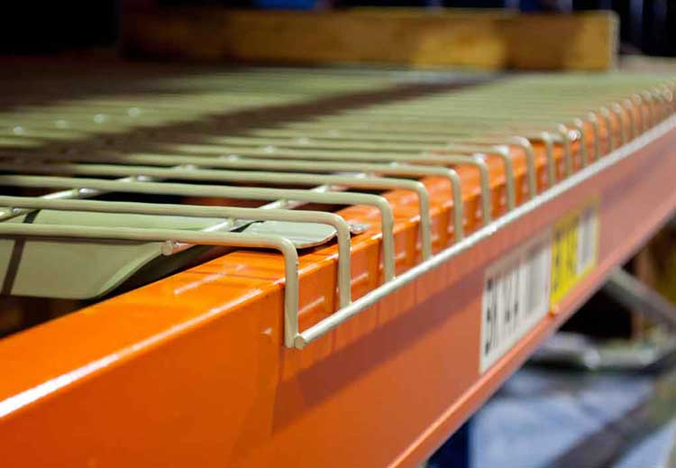 wire decking for pallet racks