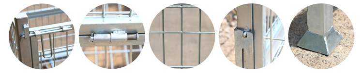 details of collapsible metal pallet stillage cage