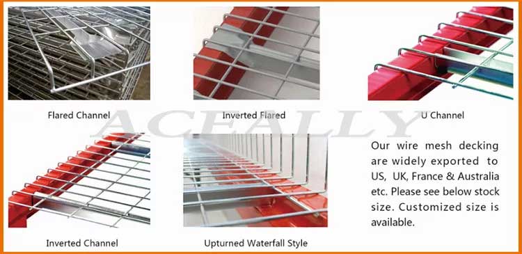 type of wire mesh decking