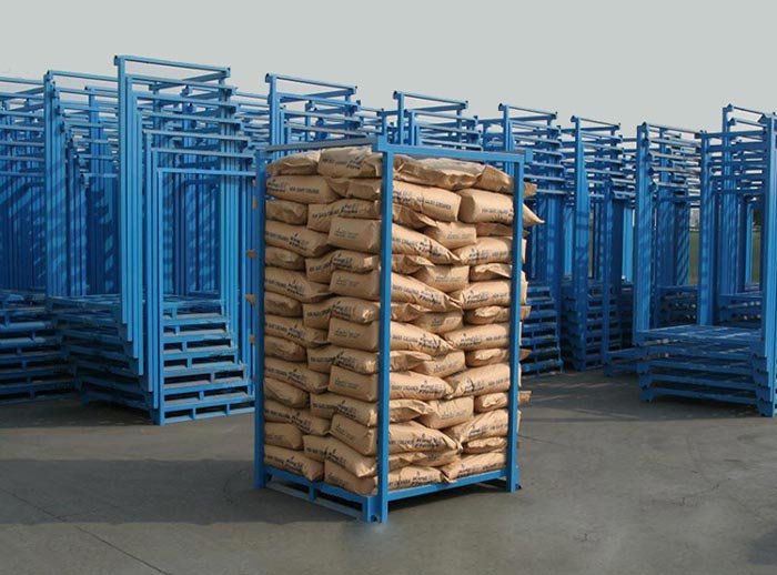 Heavy duty warehouse stacking pallet racks