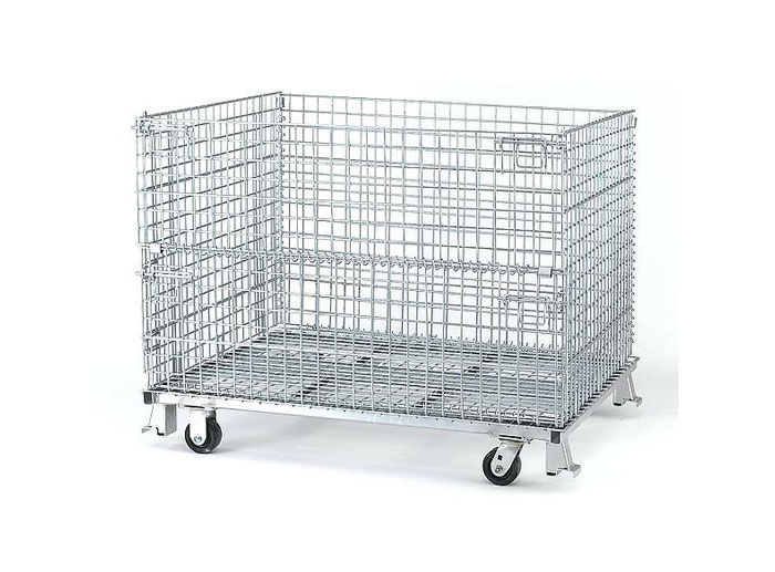 Metal galvanized storage pallet cages