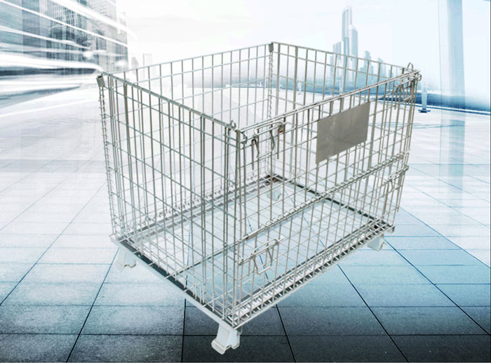 Logistics industry's turnover tool---steel mesh containers