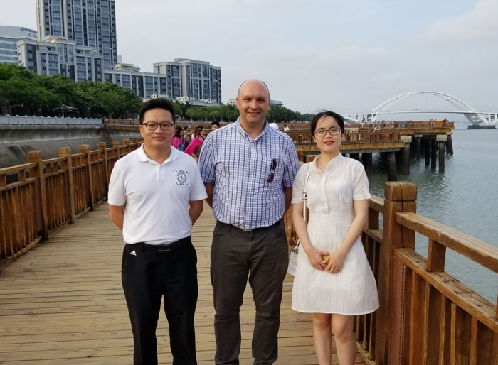 UK Client Paid A Visit to Aceally Office in Xiamen on May 14th, 2018