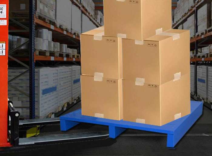 Coding method of stainless steel pallets