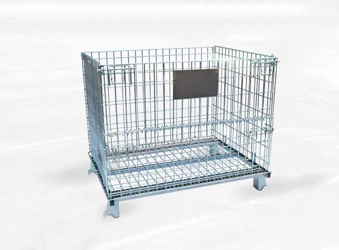 Welding material of mesh storage containers