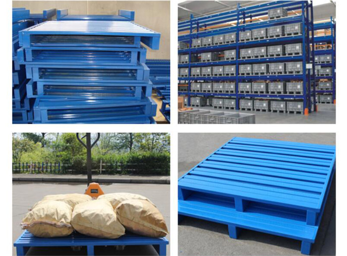 Heavy duty steel pallet