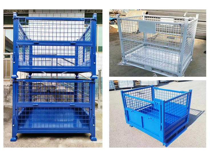 How does the size of a stillage cage affect its stability?