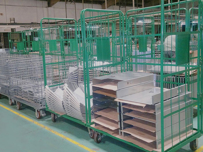 Application for logistics trolleys