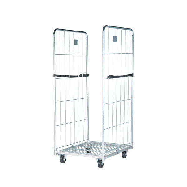 2 Side Collapsible Warehouse Logistics Trolley