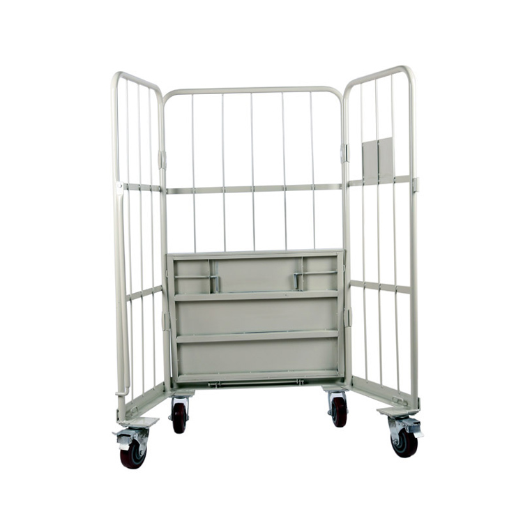 3 Sided Heavy Duty Roll Cage Trolley