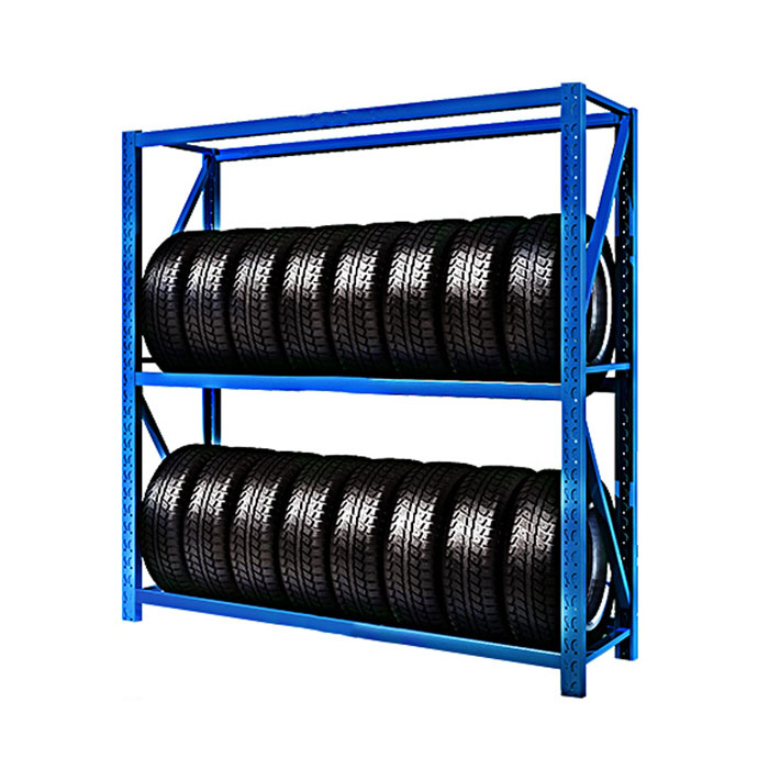 Heavy Duty Storage Shelf Tire Display Rack