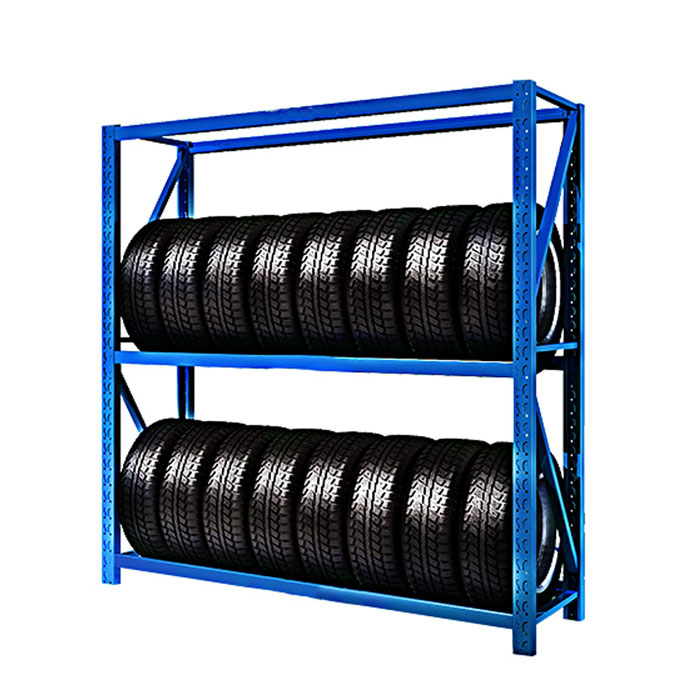 Heavy Duty Storage Shelf Tire Display Rack