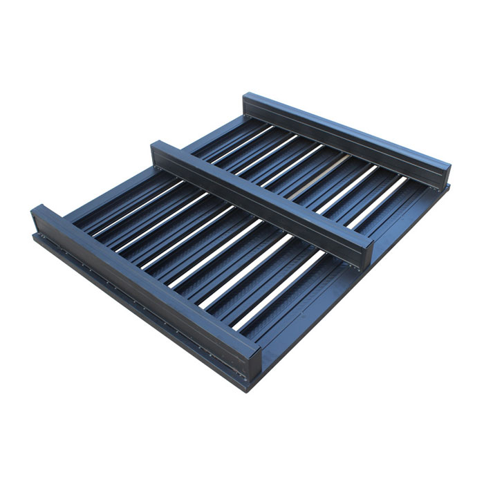 Frosted Metal Iron Steel Pallet for Warehouse Shelf Logistics Forklift