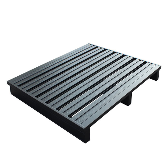 Frosted Metal Iron Steel Pallet for Warehouse Shelf Logistics Forklift