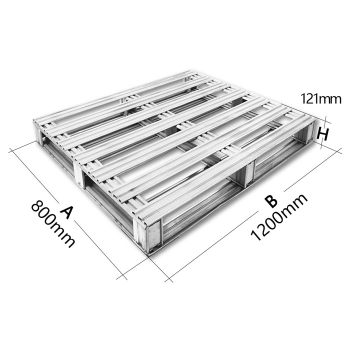 Semi Paving Aluminum Alloy Pallet for Storage Pallet Racks