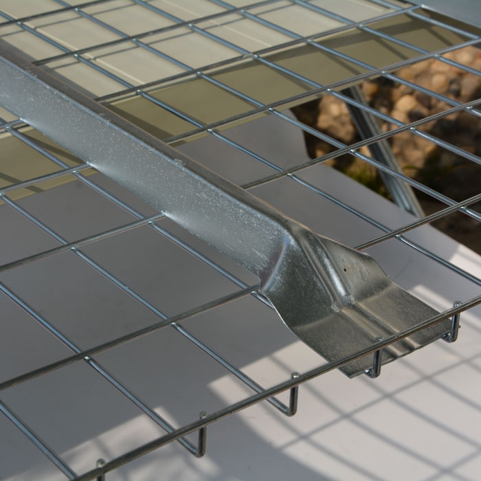 Flared Channel Galvanized Welded Wire Mesh Decks