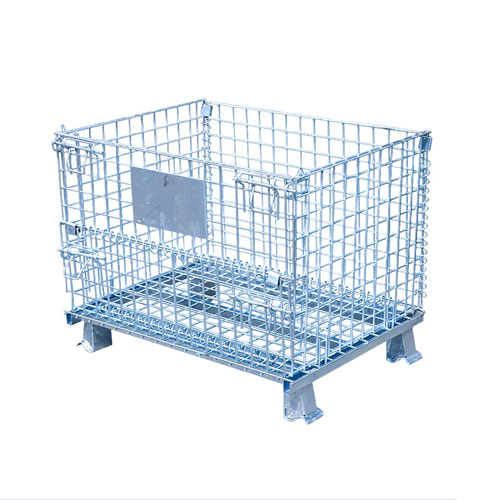 Heavy Duty Folding Metal Wire Mesh Container
