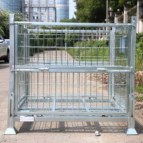 Collapsible Metal Pallet Stillage Cage