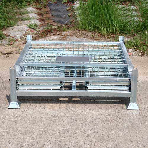 Collapsible Metal Pallet Stillage Cage