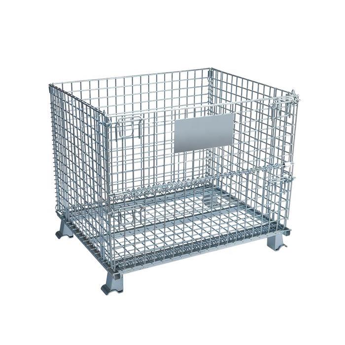 Collapsible Wire Mesh Pallet Container