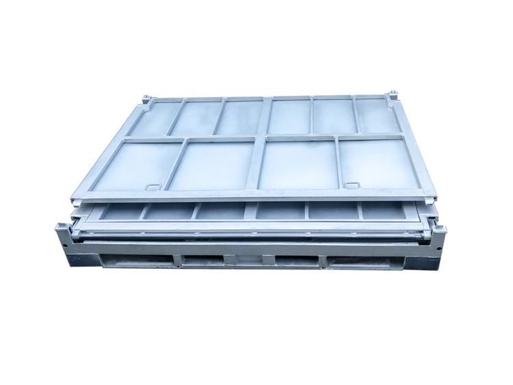 Collapsible Stackable Industrial Steel Bulk Container Box