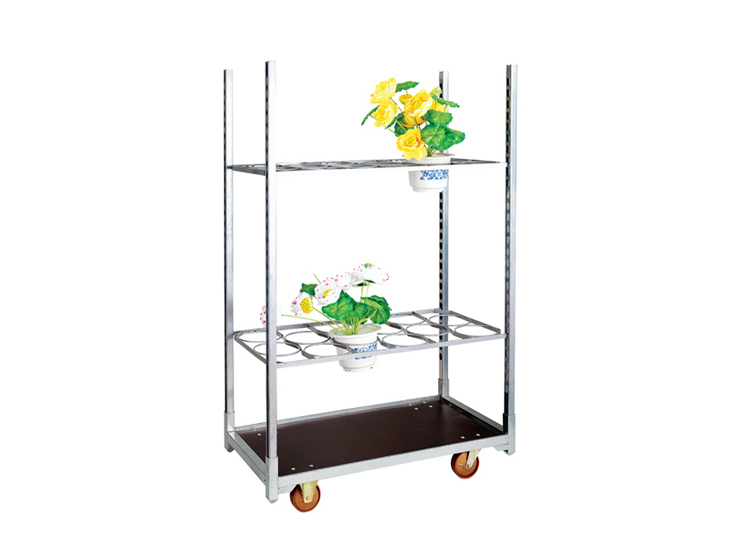 Danish Plant Trolley Metal Flower Carts