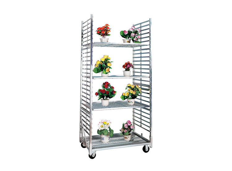 Display Flower Greenhouse Trolley