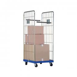 2 Side Collapsible Warehouse Logistics Trolley