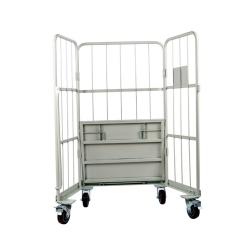 3 Sided Heavy Duty Roll Cage Trolley