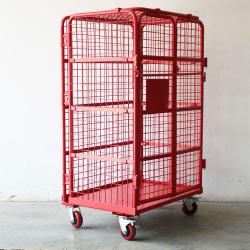 Full Folding Aluminium Warehouse Roll Cage Trolley