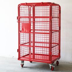 Full Folding Aluminium Warehouse Roll Cage Trolley