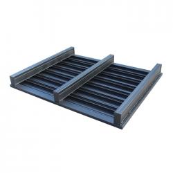 Frosted Metal Iron Steel Pallet for Warehouse Shelf Logistics Forklift