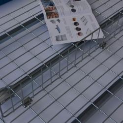 Vertical Metal Warehouse Shelf Wire Deck Dividers