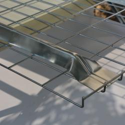 Flared Channel Galvanized Welded Wire Mesh Decks