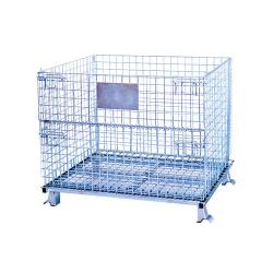 Heavy Duty Folding Metal Wire Mesh Container