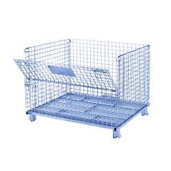 Heavy Duty Folding Metal Wire Mesh Container