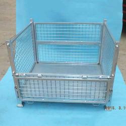 Steel Folding Wire Mesh Pallet Metal Stillage Cage