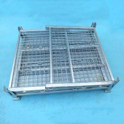 Steel Folding Wire Mesh Pallet Metal Stillage Cage