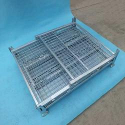 Steel Folding Wire Mesh Pallet Metal Stillage Cage