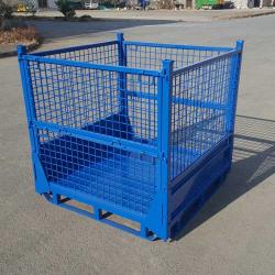 Folding Warehouse Pallet Stillages Mesh Cage