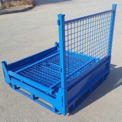 Folding Warehouse Pallet Stillages Mesh Cage