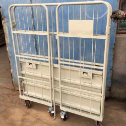 Folding Metal Storage Roll Cage Container