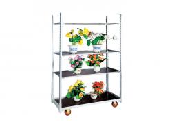 Steel Warehouse Flower Shelf Carts