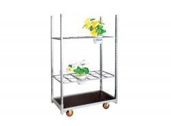 Danish Plant Trolley Metal Flower Carts