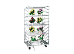 Display Flower Greenhouse Trolley